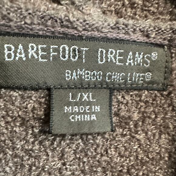 Barefoot Dreams Bamboo Chic Lite Knit Cardigan Soft Casual Open Front L/XL - Picture 8 of 9